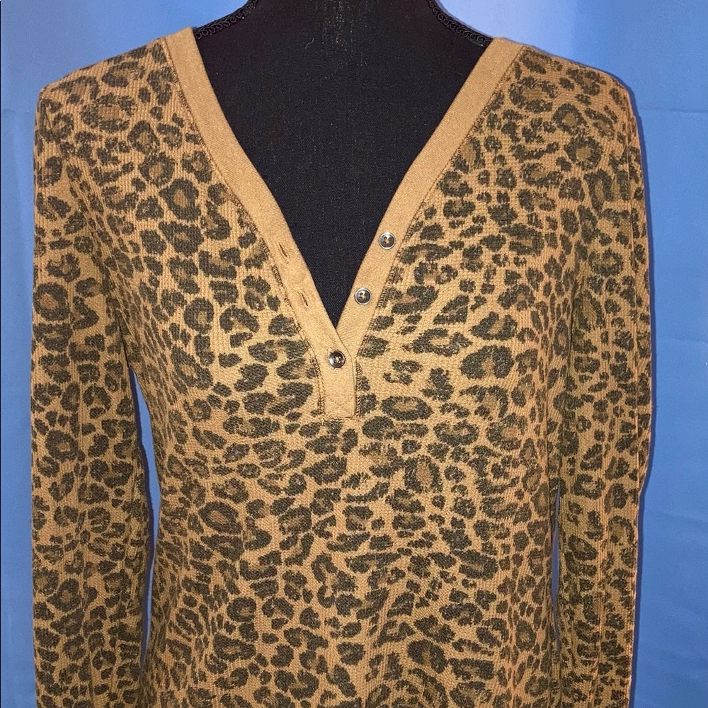 SELLING TWO  timeandtru waffle knit shirts COMFY!